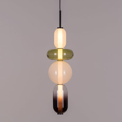 Candied Glass Combo Pendant Light