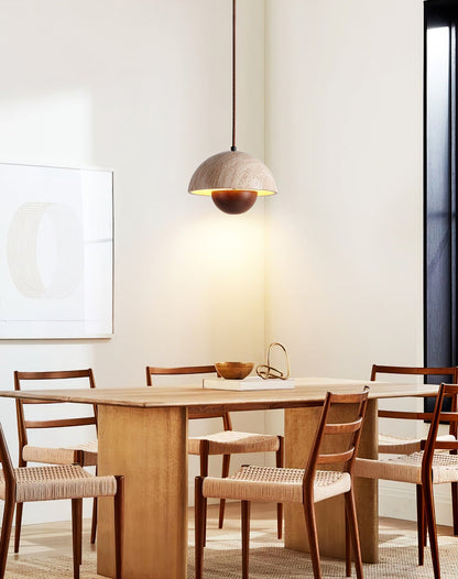 Bud Travertine Pendant Lamp