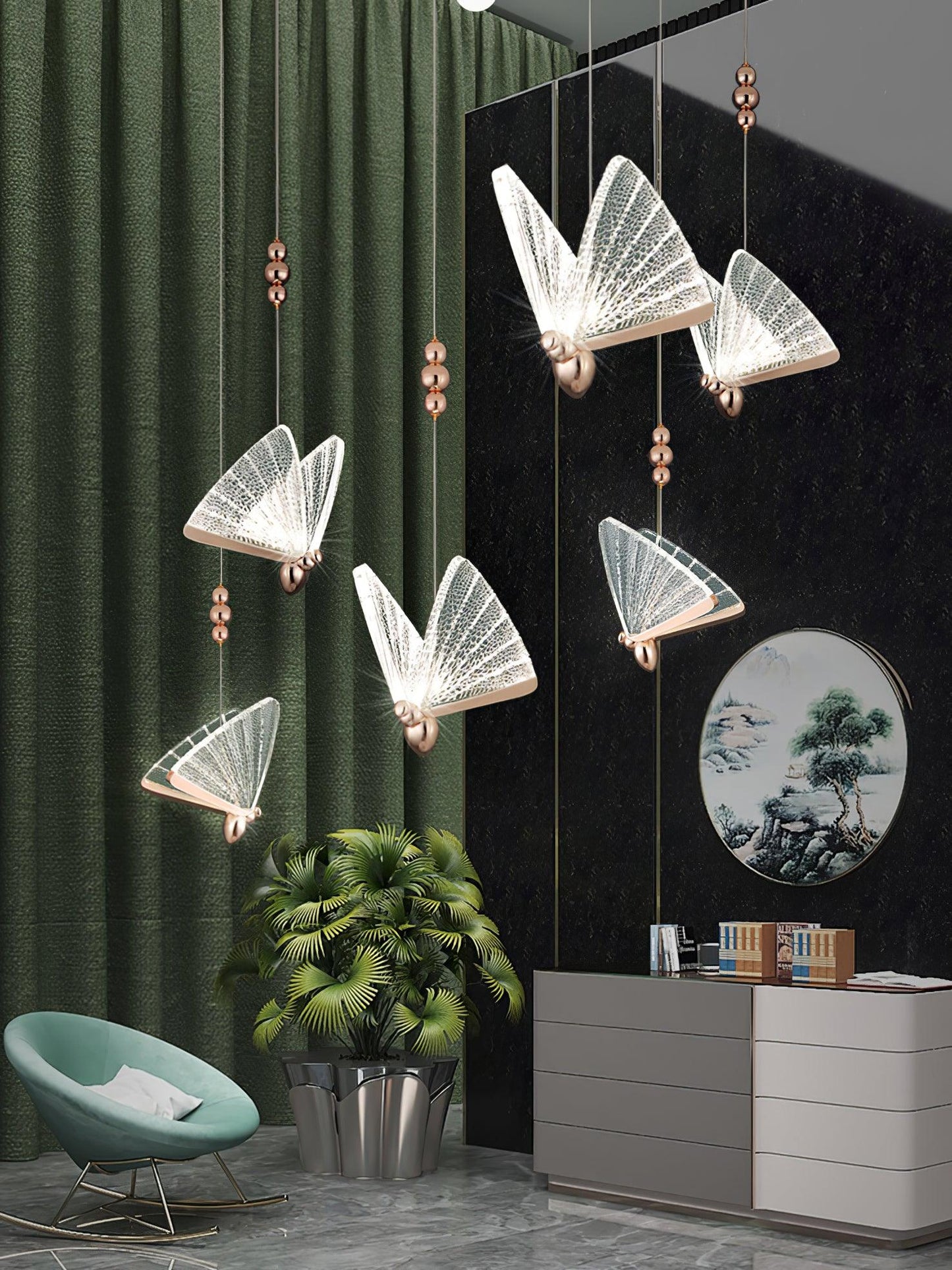 Butterfly Pendant Light