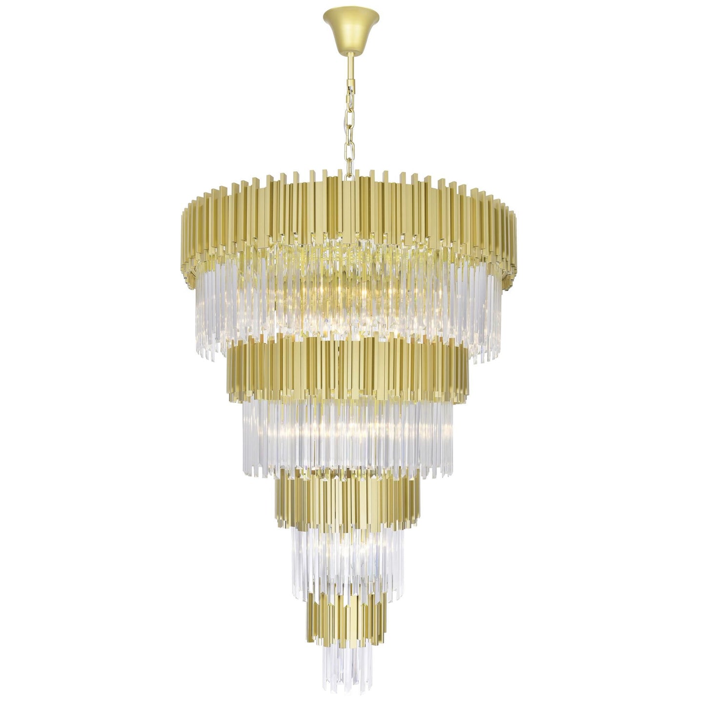 Cwi Lighting Deco 40 Inch 34 Light Chandelier Cp765189