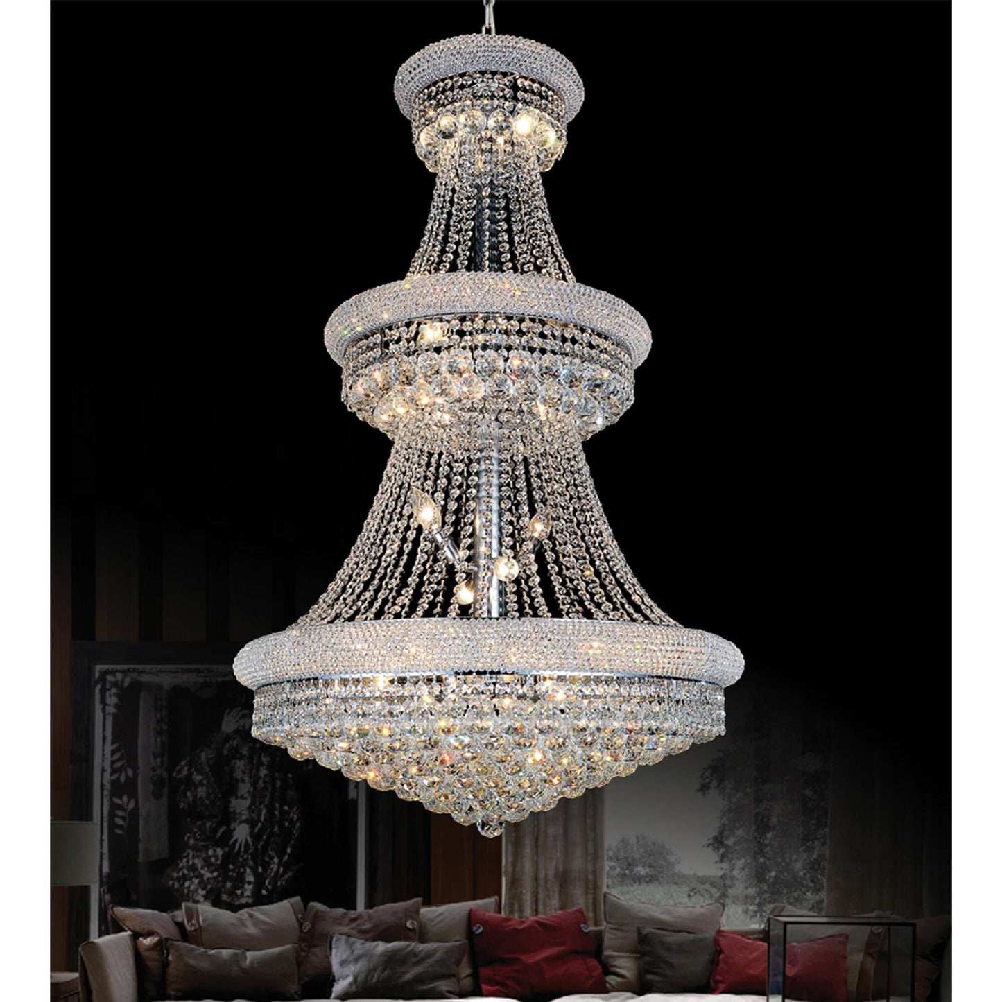 Cwi Lighting Empire 30 Inch 32 Light Chandelier Cp765173