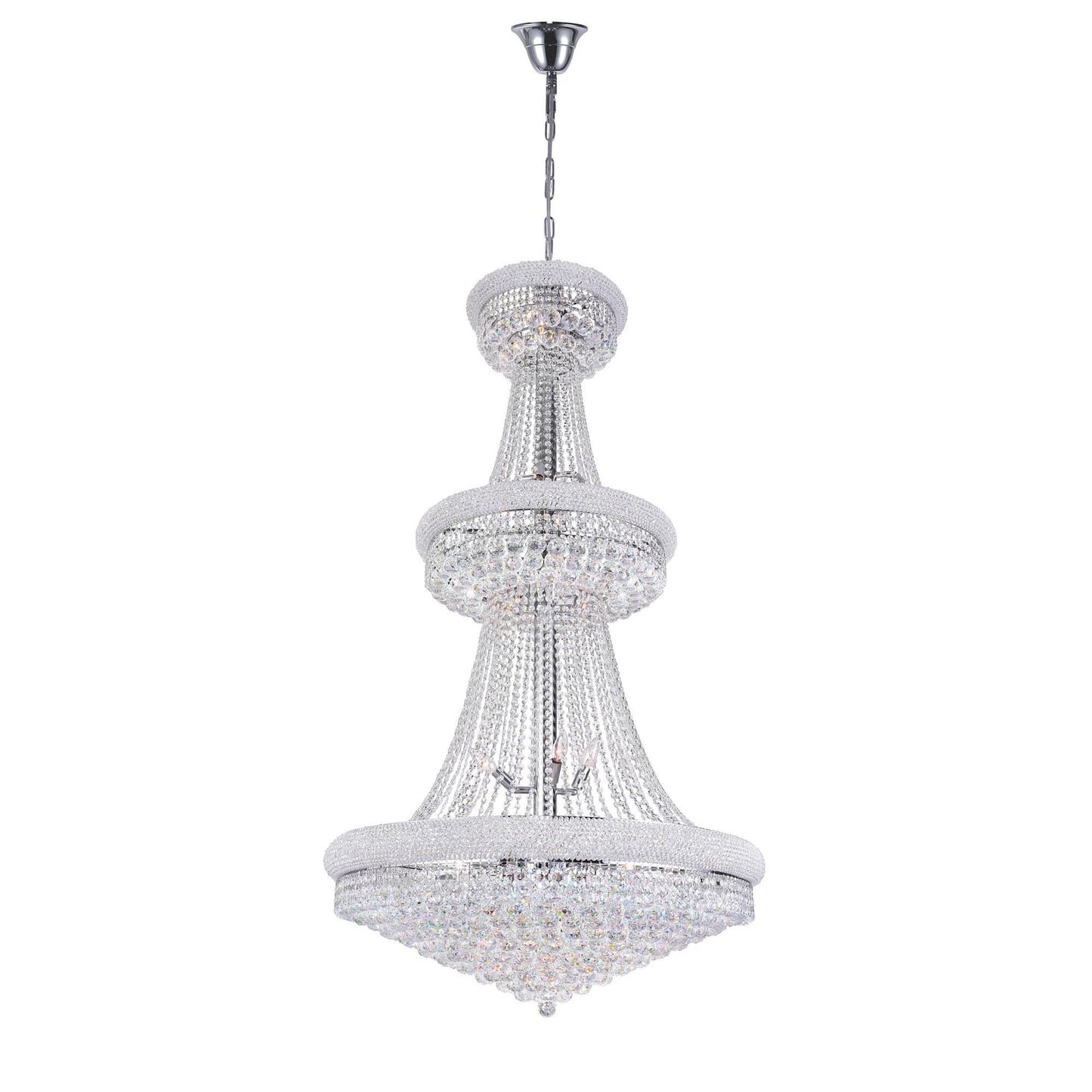 Cwi Lighting Empire 36 Inch 34 Light Chandelier Cp765195