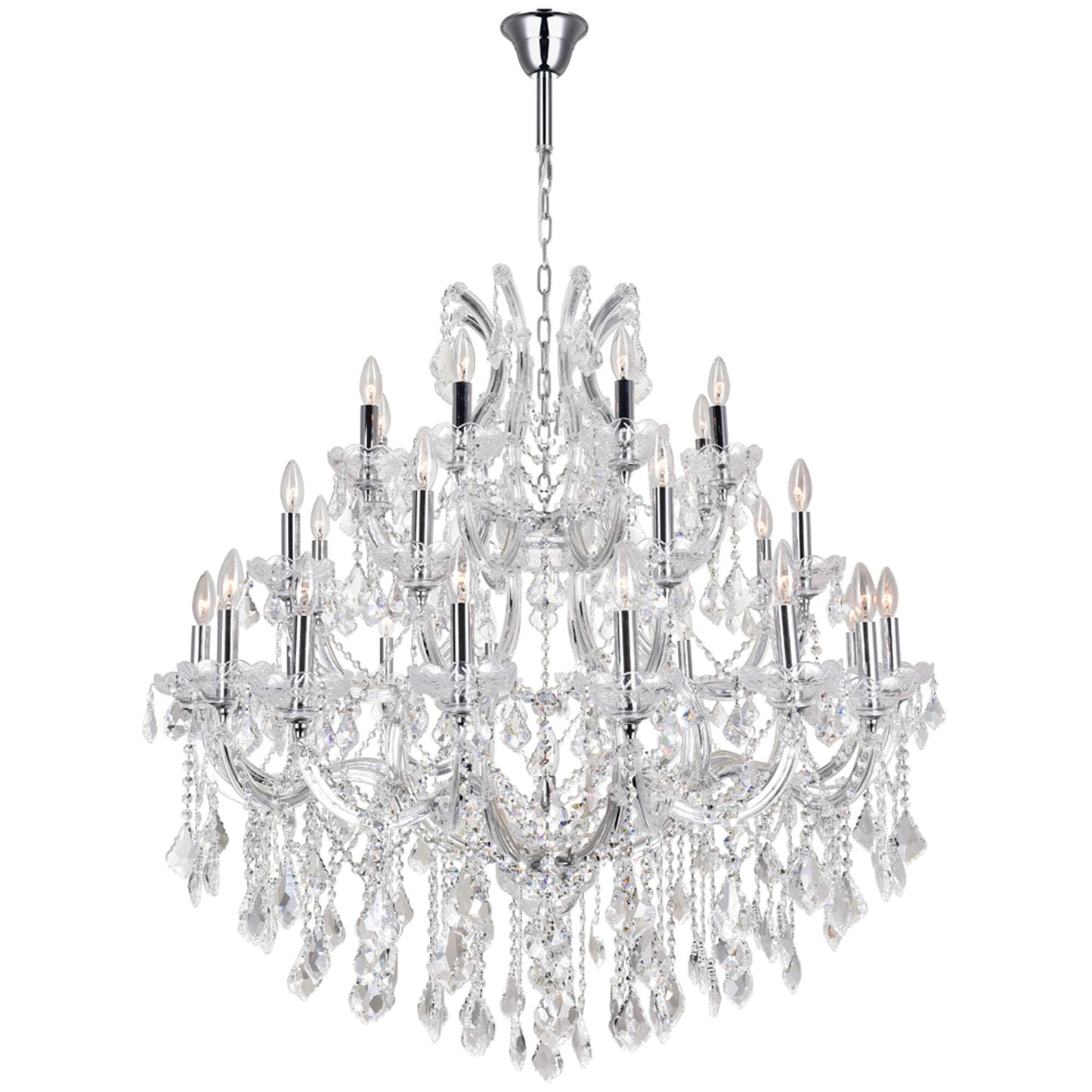 Cwi Lighting Maria Theresa 42 Inch 33 Light Chandelier Cp765165