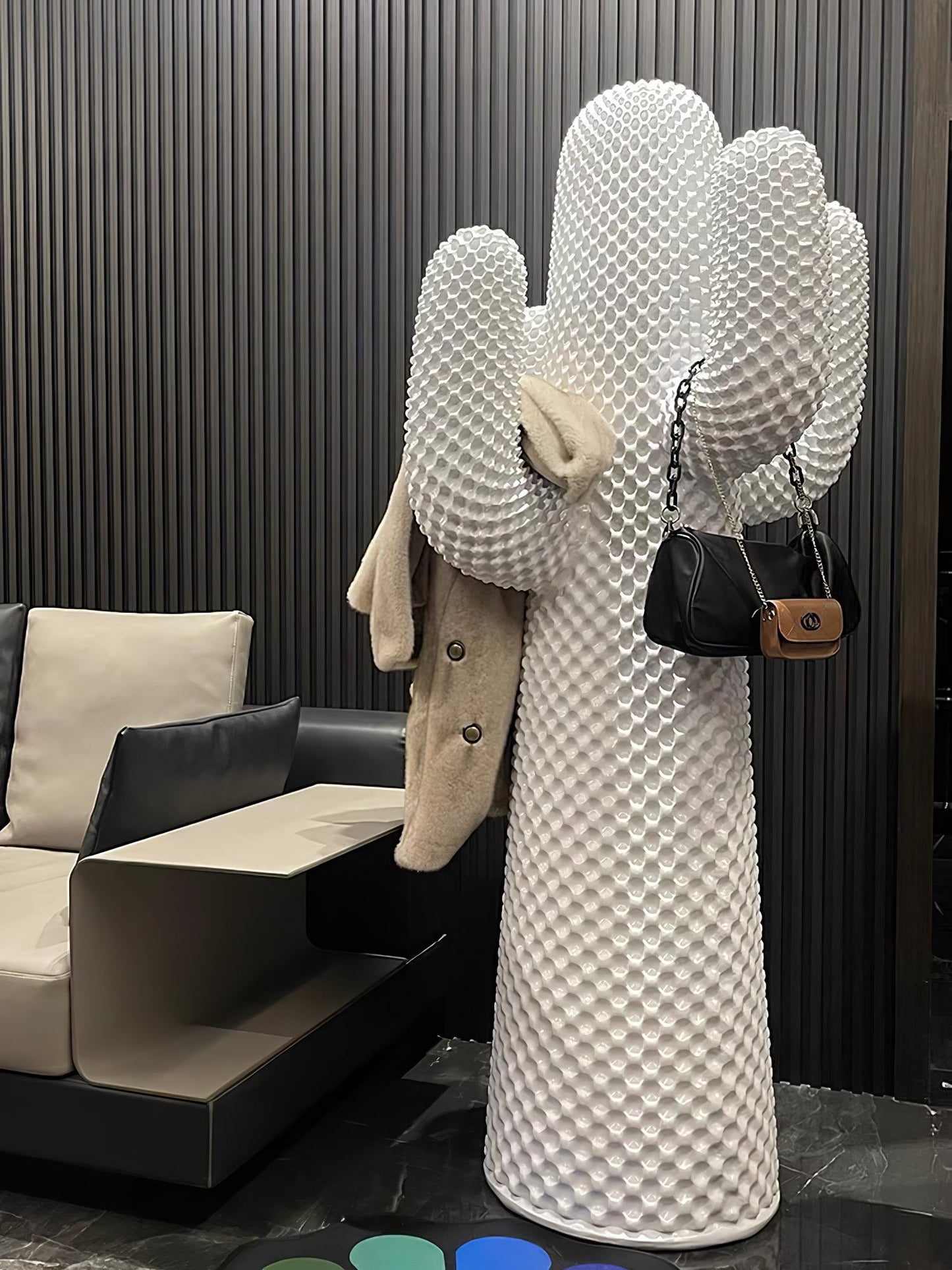 Mello Sculptural Portable lamp Cactus Coat Rack