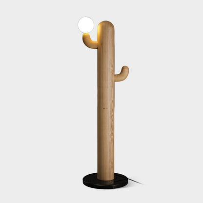 Cactus Wood Floor Lamp