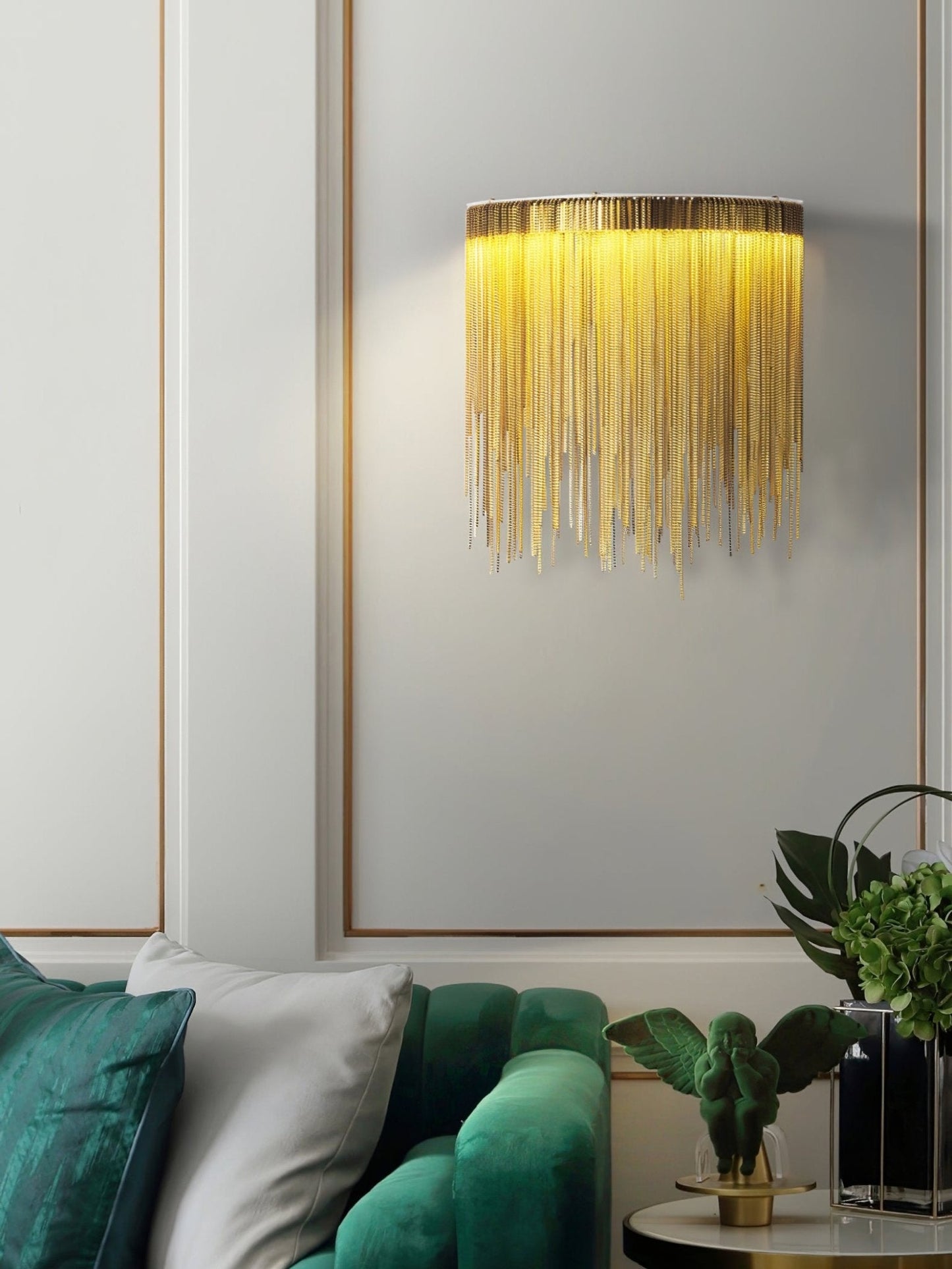 Cadena Tassel Wall Lamp