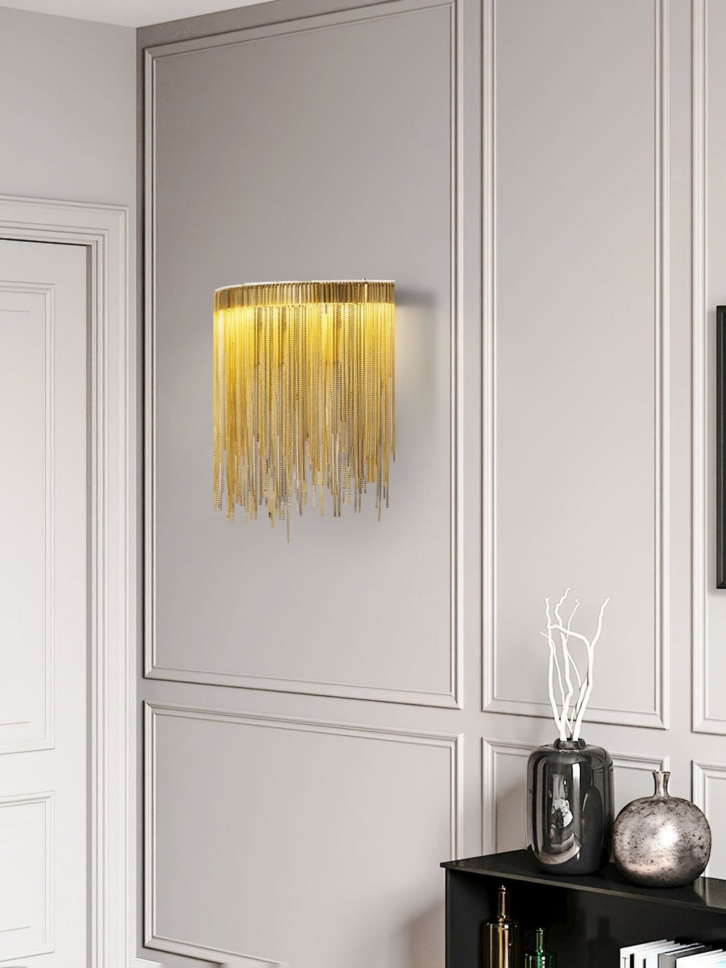 Cadena Tassel Wall Lamp