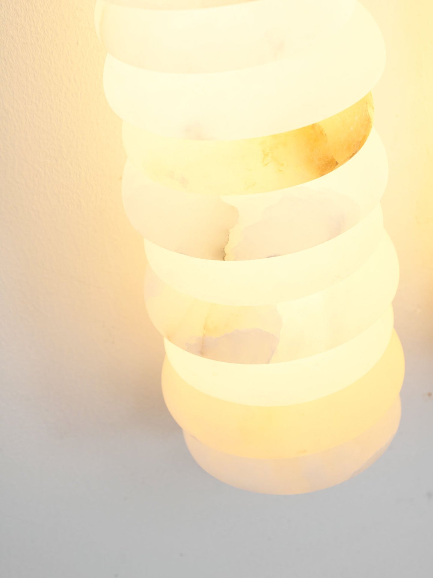 Calla Ribbed Alabaster Sconce