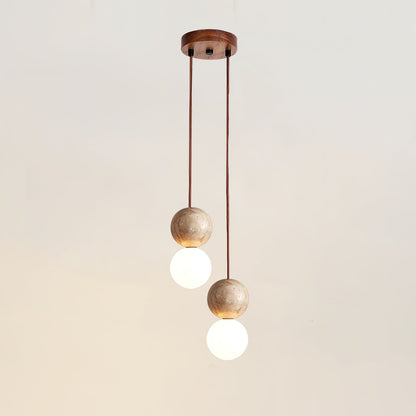 Camille Travertine Pendant Light