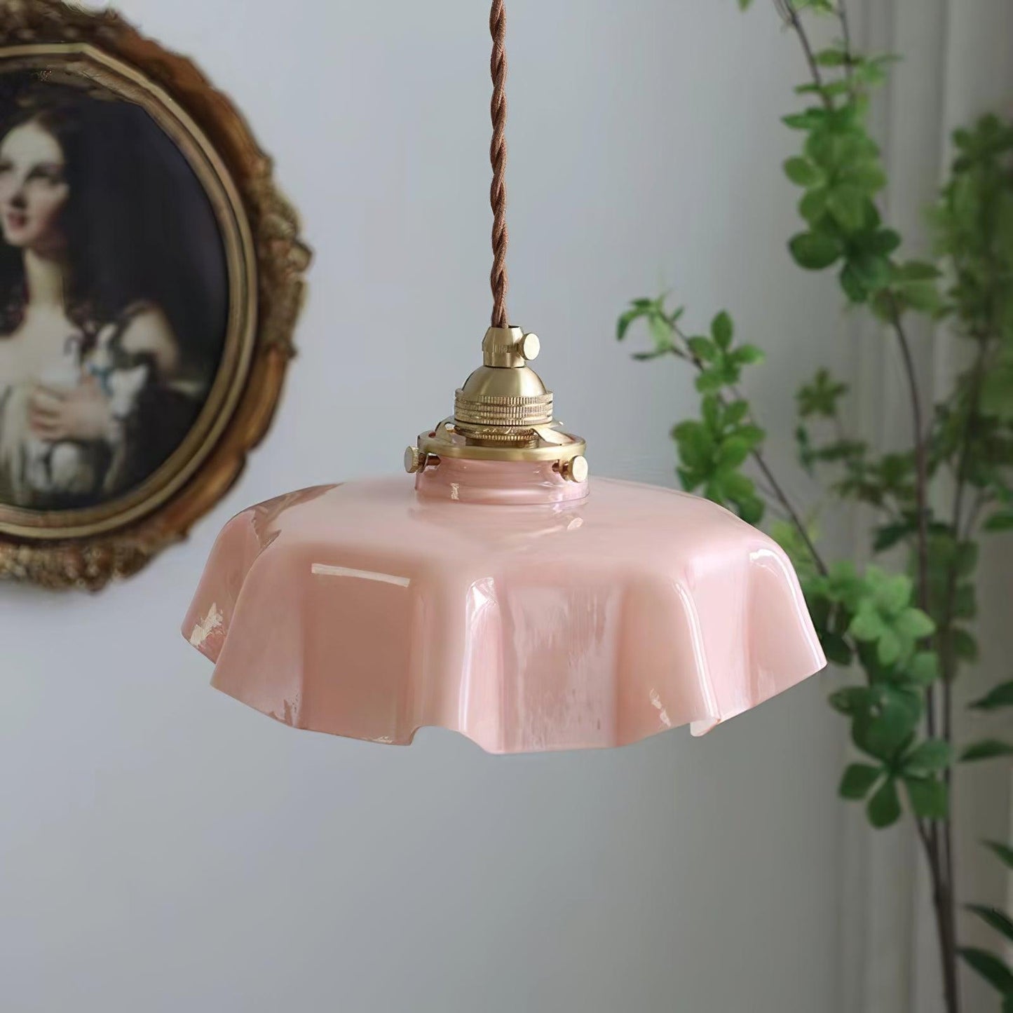 French Flower Droplight Pendant Light