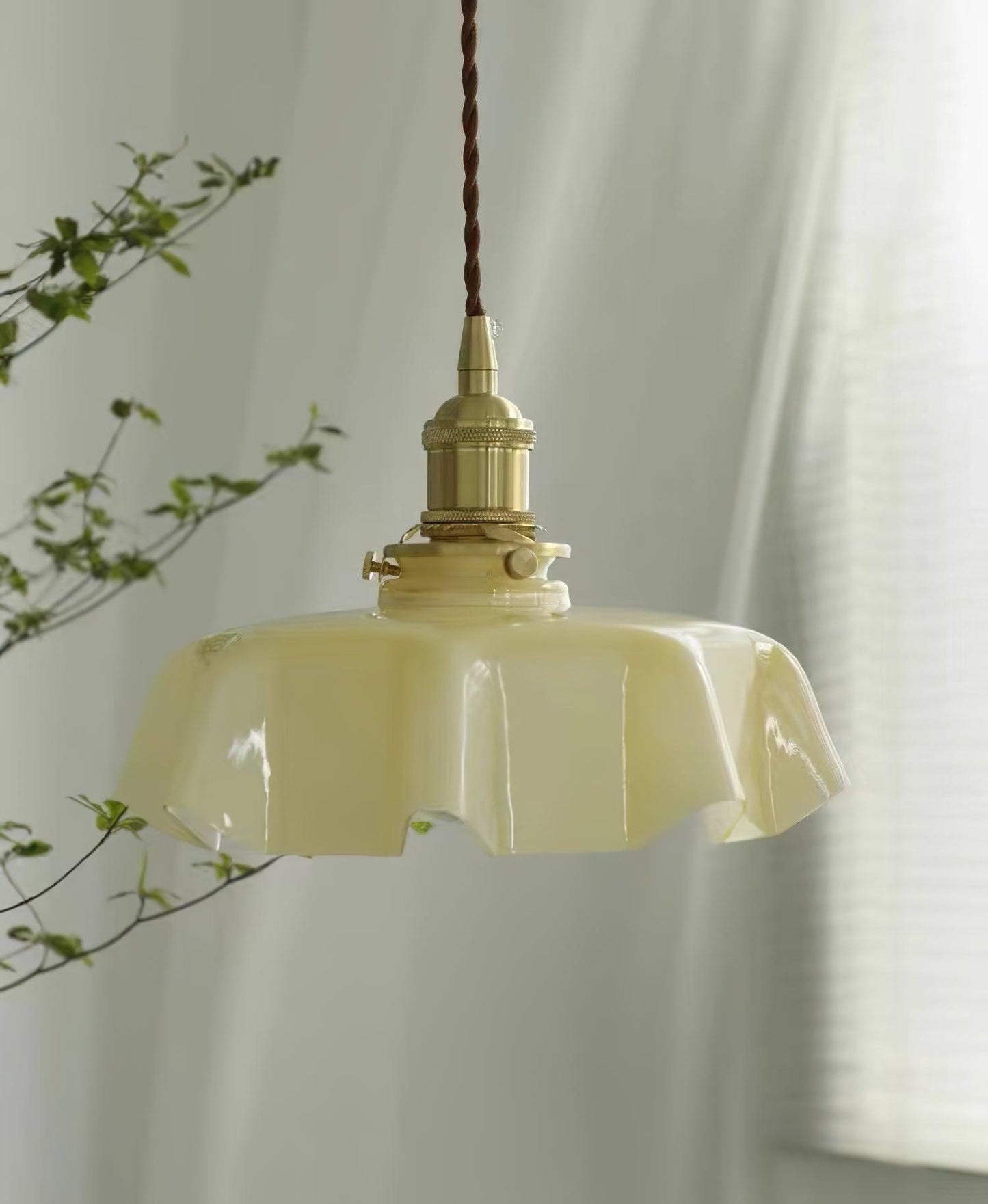 French Flower Droplight Pendant Light