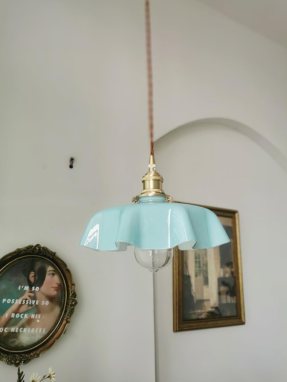 French Flower Droplight Pendant Light