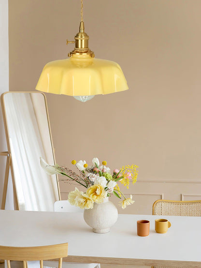 French Flower Houselight Pendant Swag Light