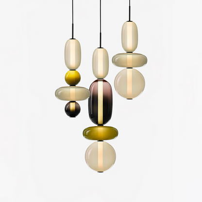 Candied Glass Combo Pendant Light