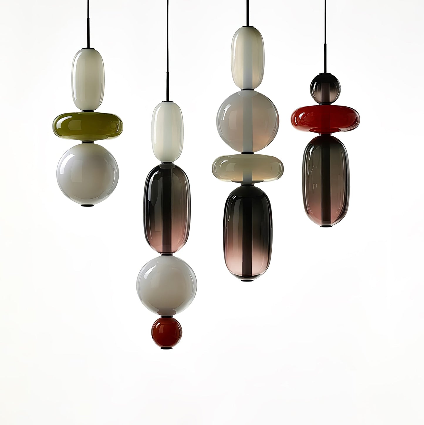 Candied Glass Combo Pendant Light