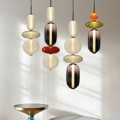 Candied Glass Combo Pendant Light