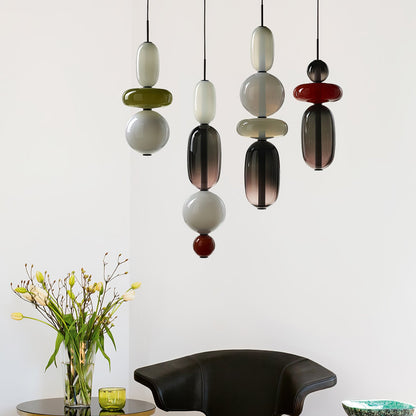 Candied Glass Combo Pendant Light