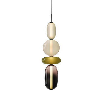 Candied Glass Combo Pendant Light