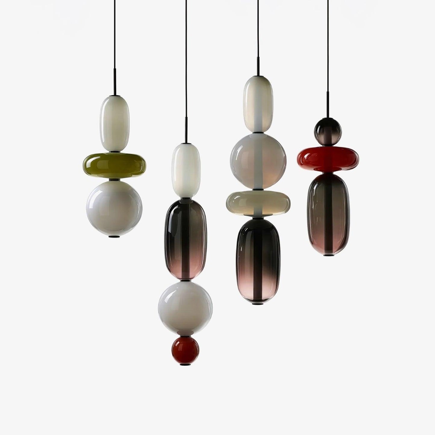 Candied Glass Combo Pendant Light