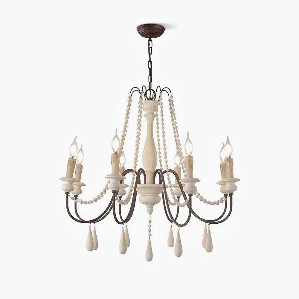 Candle Style Beaded Chandelier