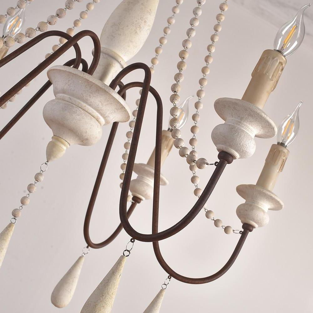 Candle Style Beaded Chandelier