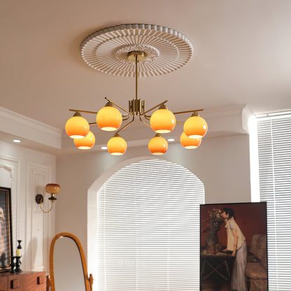 Caramel Sphere Chandelier