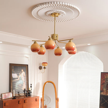 Caramel Sphere Chandelier