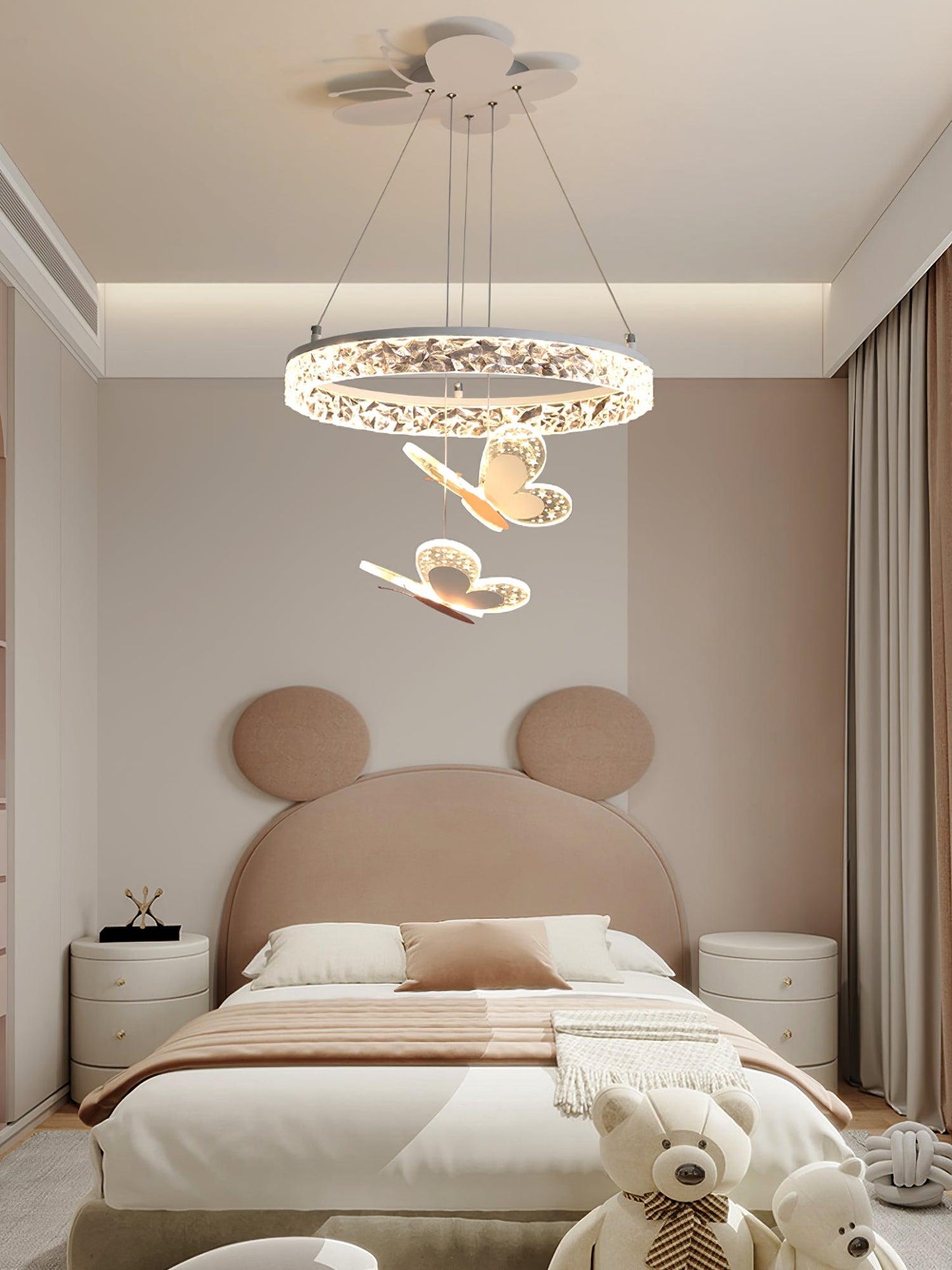 Cartoon Butterfly Acrylic Pendant Lamp