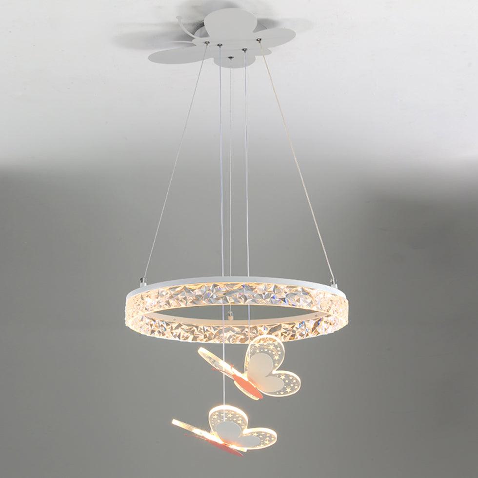 Cartoon Butterfly Acrylic Pendant Lamp