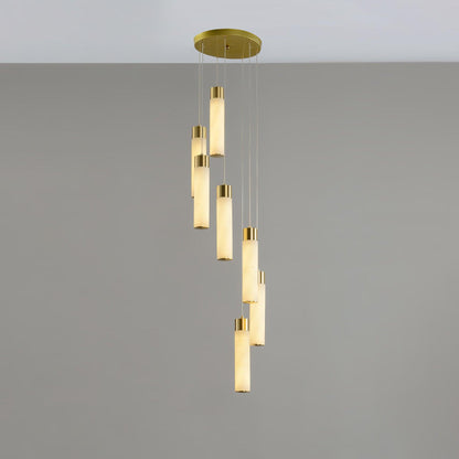 Celestial Alabaster Cascade Chandelier