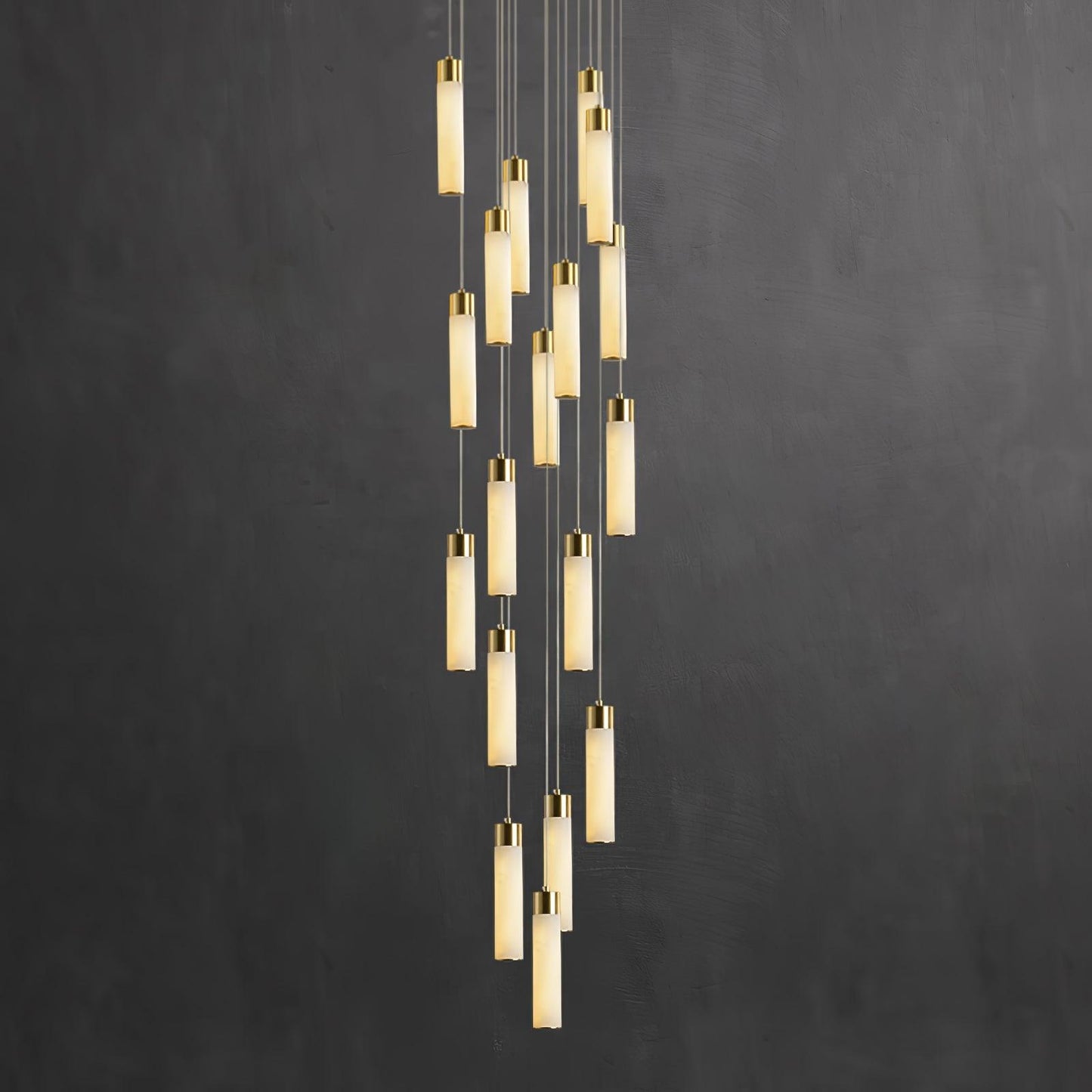 Celestial Alabaster Cascade Chandelier