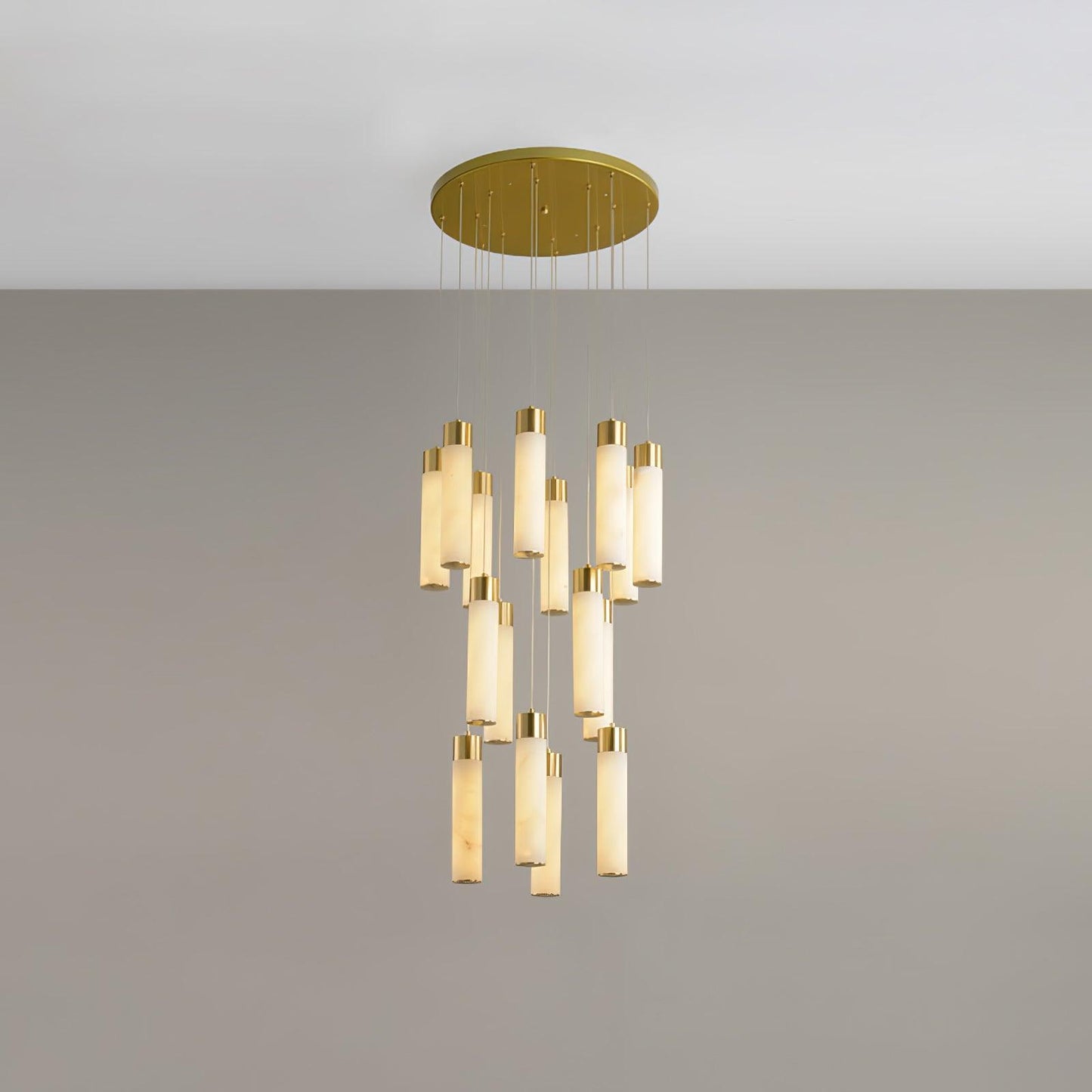 Celestial Alabaster Cascade Chandelier