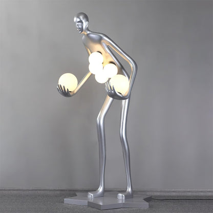 Celestial Guardian Sculpture Floor Lamp