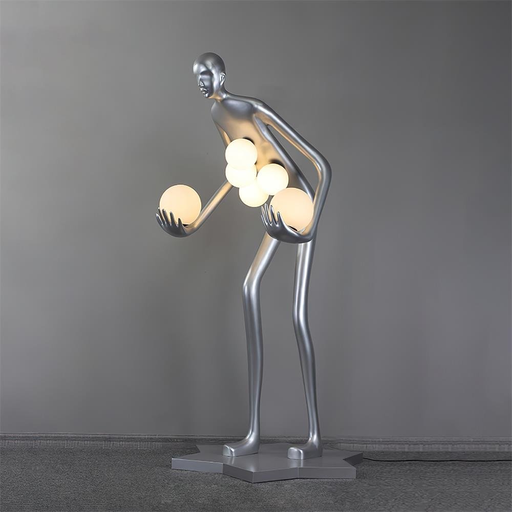 Celestial Guardian Sculpture Floor Lamp