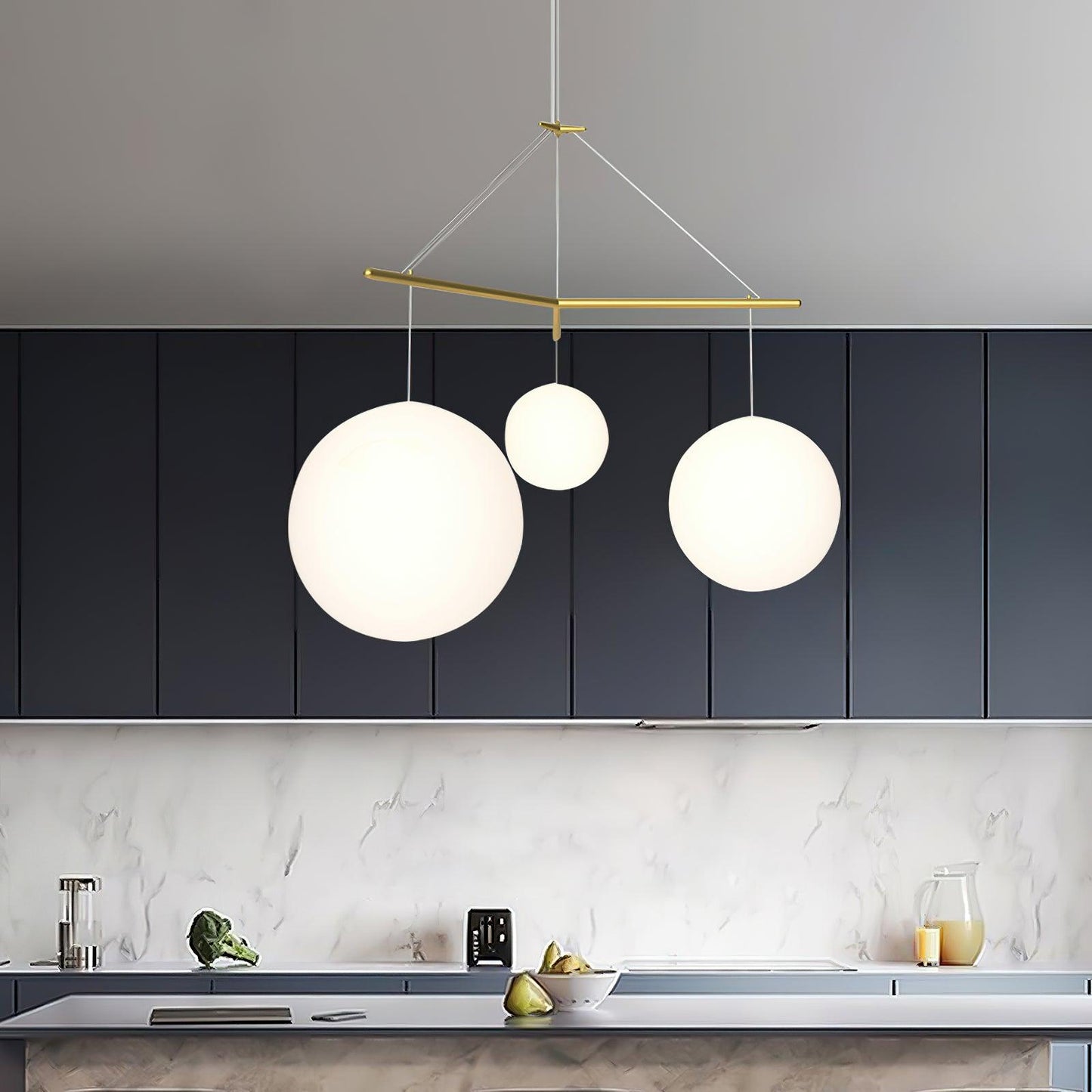 Celestial Orb Trio Pendant Lamp