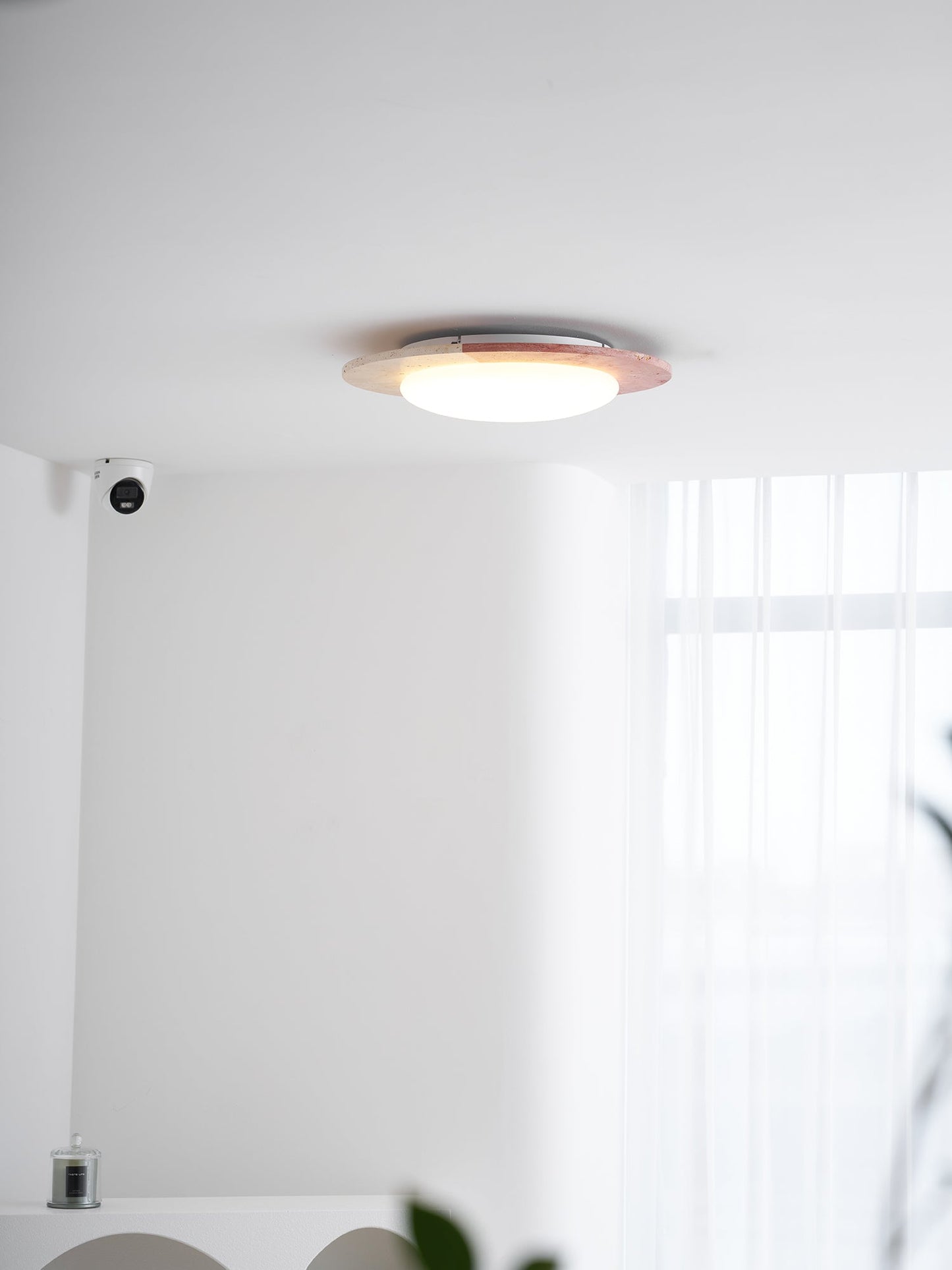 Celestial Travertine Ceiling Lamp