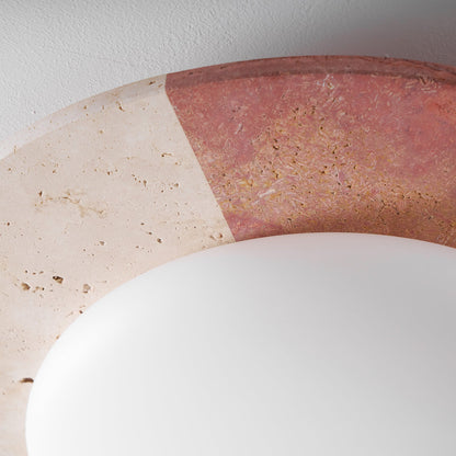 Celestial Travertine Ceiling Lamp