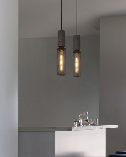 Cement Mesh Pendant Light