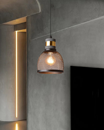 Cement Mesh Pendant Light