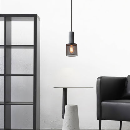 Cement Mesh Pendant Light