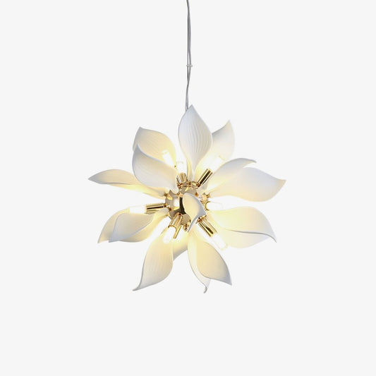 Ceramic Petals Blooming Chandelier