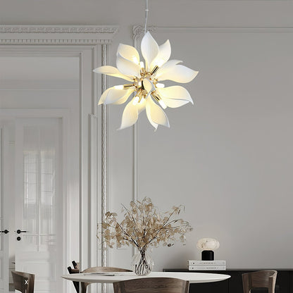 Ceramic Petals Blooming Chandelier