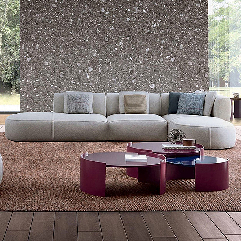 Curved Chaise Lounge Modular Sofa