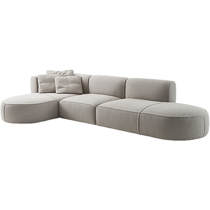 Curved Chaise Lounge Modular Sofa