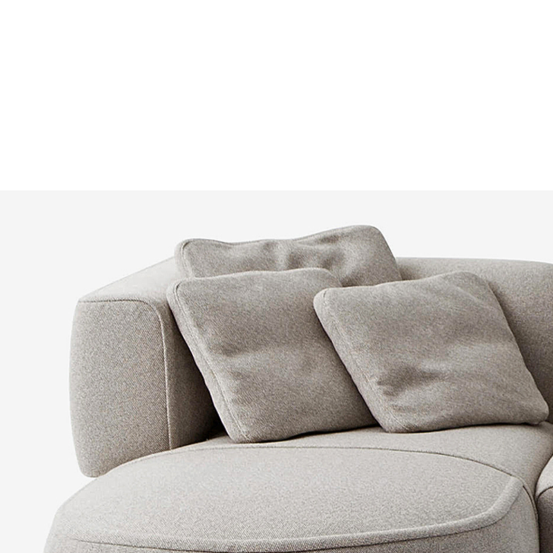 Curved Chaise Lounge Modular Sofa