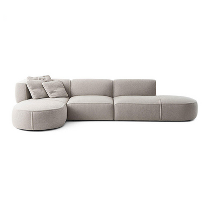 Curved Chaise Lounge Modular Sofa