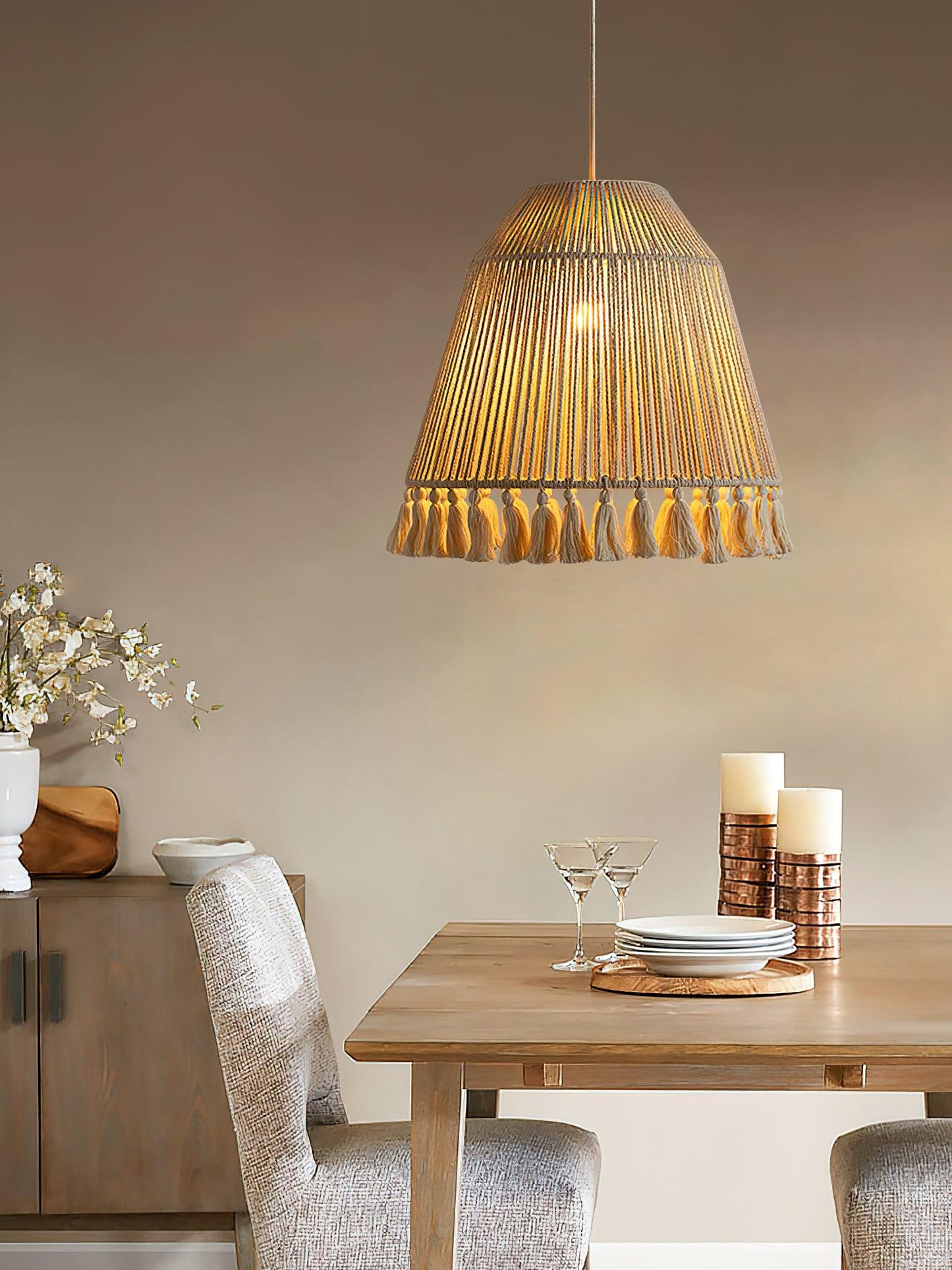 Chase Tassel Pendant Light