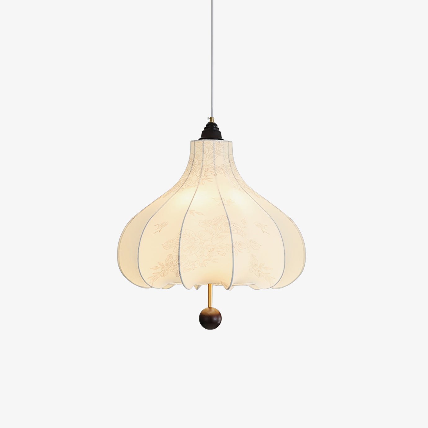 Chestnut Fabric Pendant Light