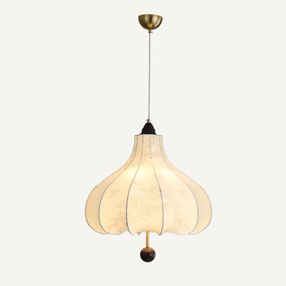 Chestnut Fabric Pendant Light