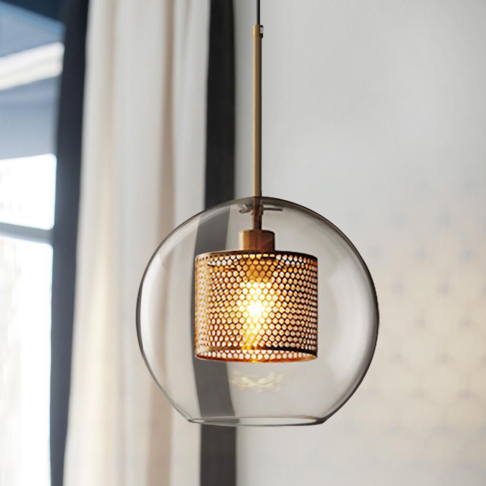 Combined Chiswick Glass Pendant Light